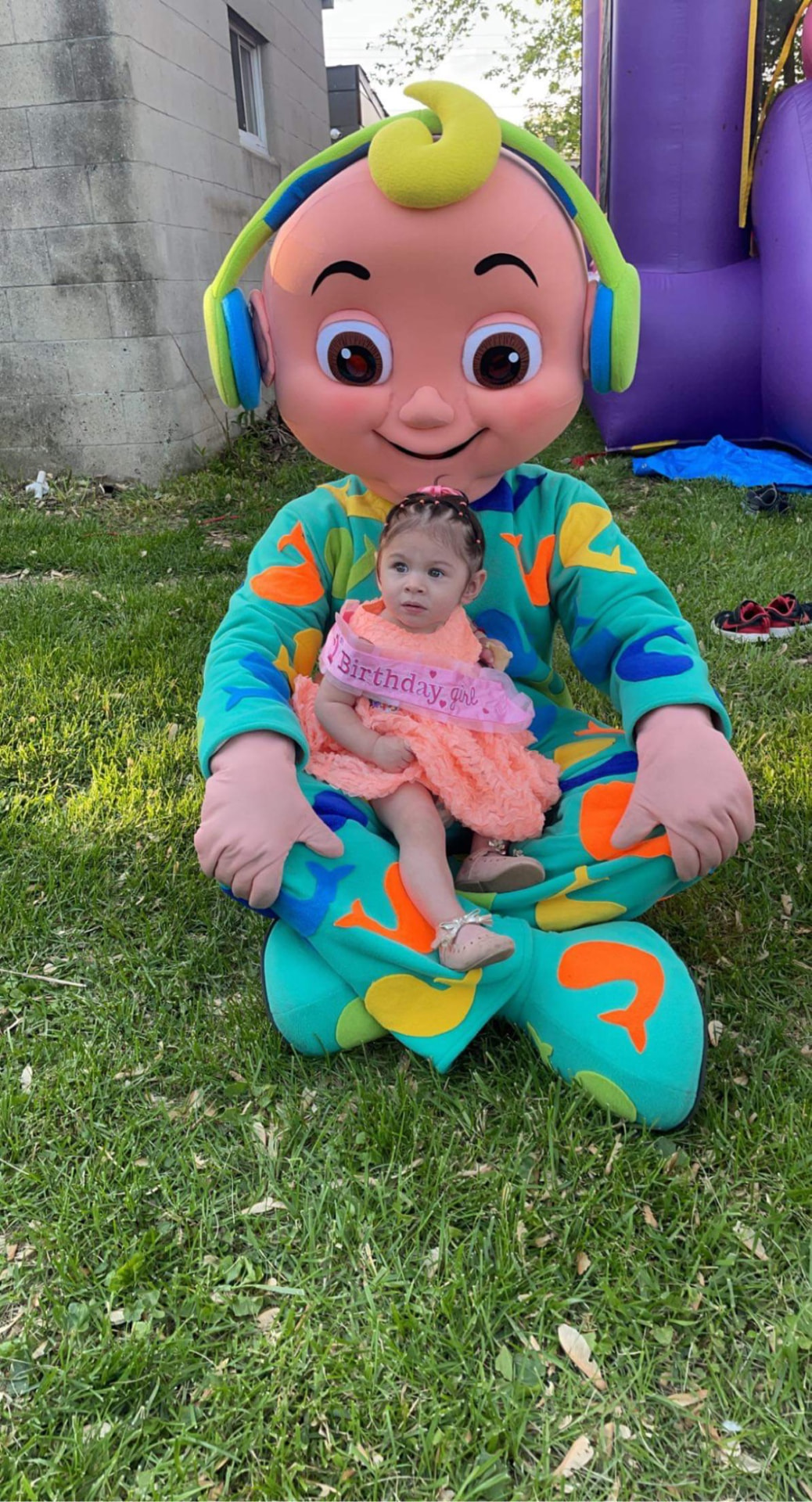 First-birthday character visit for the guest of honor — Guest Experience Enhancements by Good Time Mascots in Columbus, Ohio